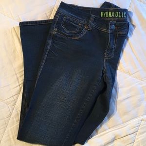 Hydraulic Boot Cut Faded Jeans - 13/14